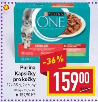 Billa Purina Kapsičky pro kočky nabídka
