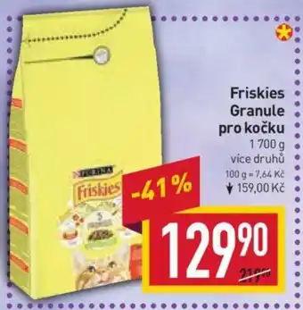 Billa Friskies Granule pro kočku nabídka