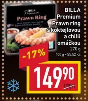 Billa BILLA Premium Prawn Ring s koktejlovou a chilli omáčkou nabídka