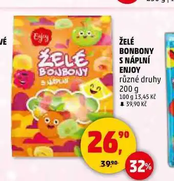 Penny Market Želé bonbony s náplní enjoy, 200 g nabídka