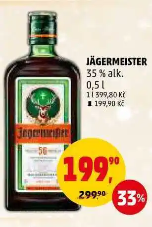 Penny Market Jägermeister, 0,5 l nabídka