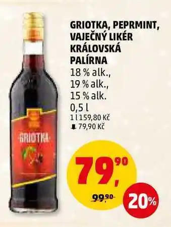 Penny Market Griotka královská palírna, 0,5 l nabídka