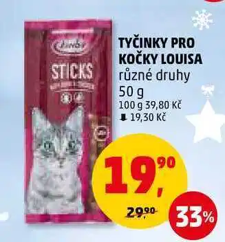 Penny Market Tyčinky pro kočky louisa, 50 g nabídka