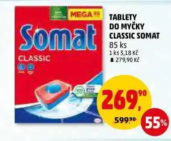 Penny Market Tablety do myčky classic somat, 85 ks nabídka