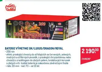 Makro BATERIE VÝMETNIC OK/LUXUS/DRAGON/ROYAL nabídka