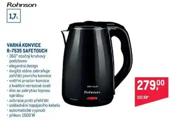 Makro VARNÁ KONVICE R-7535 SAFETOUCH nabídka