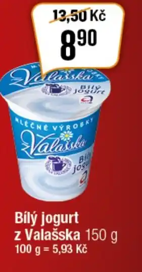 TEMPO Bílý jogurt z Valašska nabídka