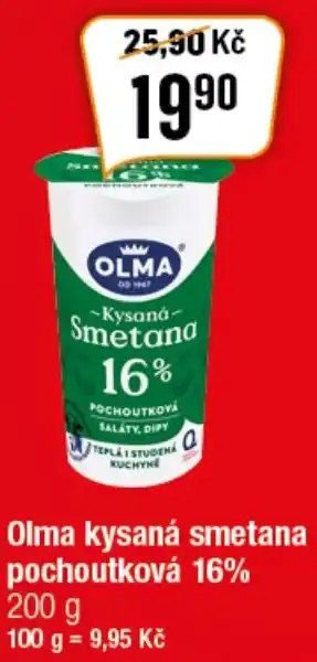TEMPO Olma kysaná smetana pochoutková 16% nabídka