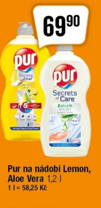 TEMPO Pur na nádobí Lemon, Aloe Vera 1,2 L nabídka