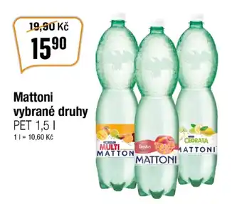TEMPO Mattoni vybrané druhy PET 1,5L nabídka