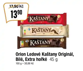 TEMPO Orion Ledové Kaštany Originál, Bílé, Extra hořké 45 g nabídka