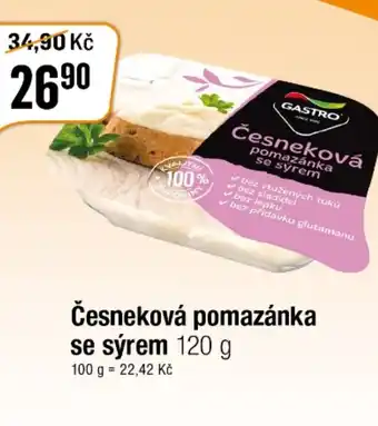 TEMPO Česneková pomazánka se sýrem 120 g nabídka