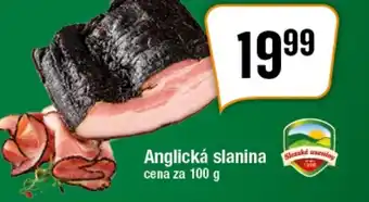 TEMPO Anglická slanina cena za 100 g nabídka