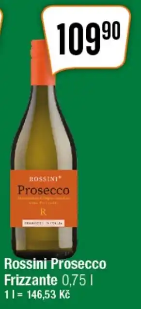 Rossini Prosecco Frizzante 0,75 l.