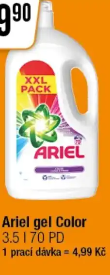TEMPO Ariel gel Color 3.5 l. 70 PD nabídka