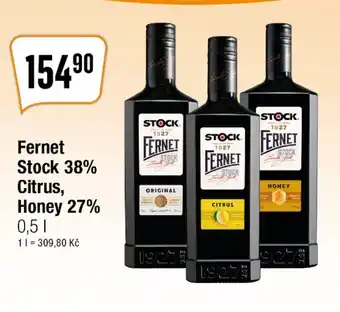 TEMPO Fernet Stock 38% Citrus, Honey 27% 0.5 l. nabídka