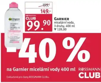 Rossmann GARNIER nabídka