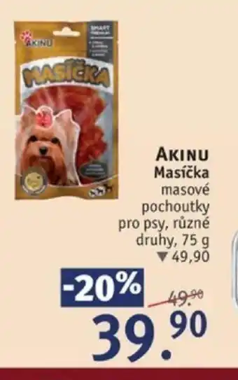 Rossmann AKINU Masíčka masové pochoutky pro psy nabídka
