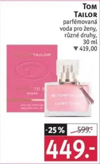 Rossmann Том TAILOR parfémovaná voda pro ženy nabídka