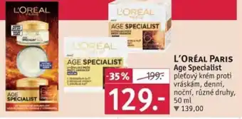 Rossmann L'ORÉAL PARIS Age Specialist nabídka