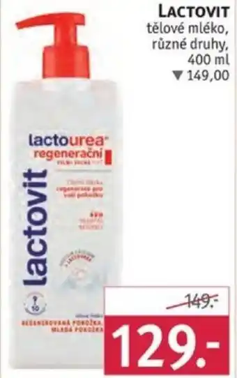 Rossmann LACTOVIT tělové mléko, různé druhy, 400 ml nabídka