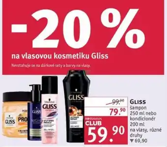 Rossmann GLISS nabídka