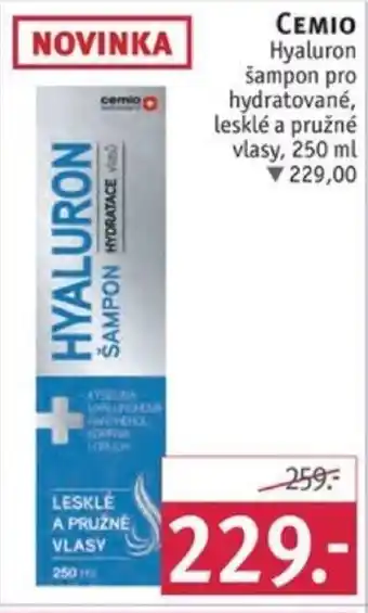 Rossmann CEMIO Hyaluron šampon nabídka