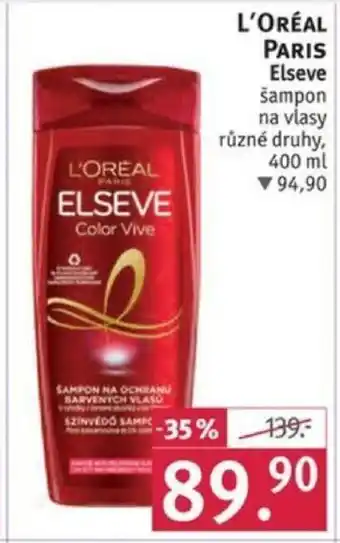 Rossmann L'ORÉAL PARIS Elseve nabídka