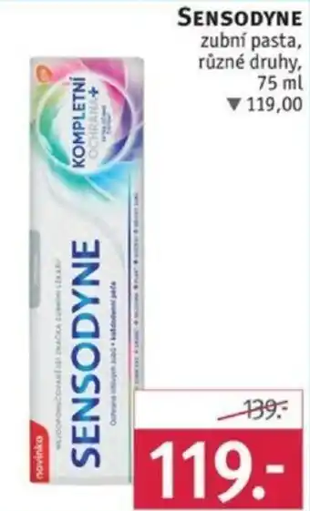 Rossmann SENSODYNE zubní pasta nabídka