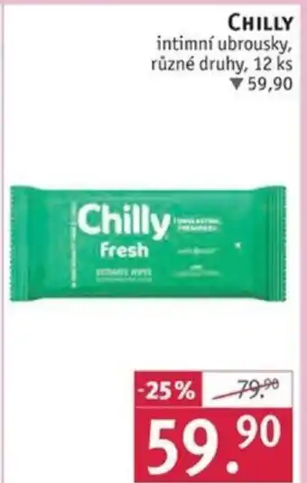 Rossmann CHILLY intimní ubrousky nabídka