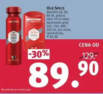 Rossmann OLD SPICE deostick nabídka