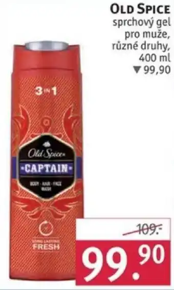 Rossmann OLD SPICE sprchový gel pro muže nabídka