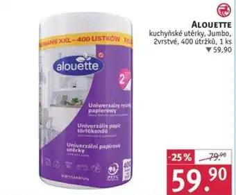 Rossmann ALOUETTE kuchyňské utěrky, Jumbo nabídka
