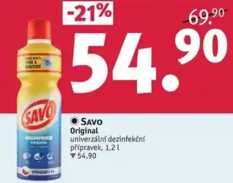 Rossmann SAVO Original univerzální dezinfekční přípravek nabídka