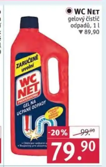Rossmann WC NET gelový čistič odpadů nabídka