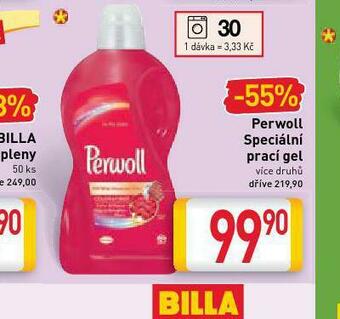 Billa Perwoll speciální prací prostředek nabídka