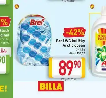 Billa Bref wc kuličky arctic ocean nabídka