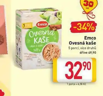 Billa Ecmo ovesná kaše nabídka