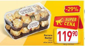 Billa Ferrero rocher nabídka
