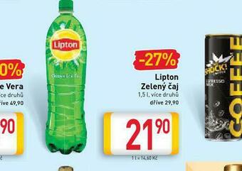 Billa Lipton zelený čaj nabídka
