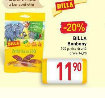 Billa Billa bonbony nabídka