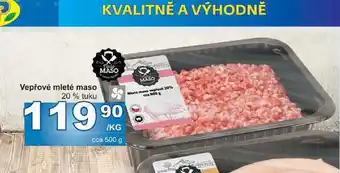 Jip Vepřové mleté maso 20% tuku 1kg nabídka