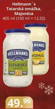 Potraviny CZ Hellmann's tatarská omáčka, majonéza 405 ml nabídka