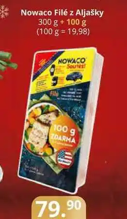 Potraviny CZ Nowaco filé z aljašky 300 g + 100 g nabídka