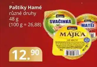 Paštiky hamé různé druhy 48 g