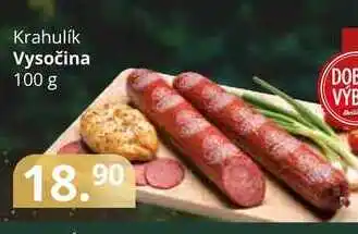 Potraviny CZ Krahulik vysočina 100 g nabídka