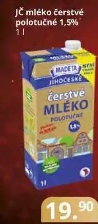 Potraviny CZ Jč mléko čerstvé polotučné 1,5% 1l nabídka