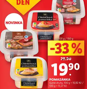 Lidl POMAZÁNKA nabídka
