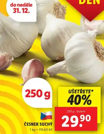 Lidl ČESNEK SUCHÝ nabídka