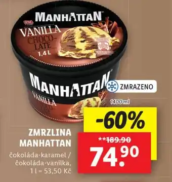 Lidl ZMRZLINA MANHATTAN nabídka